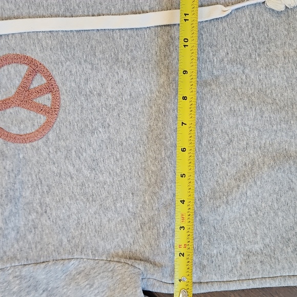 Wildfox Peace Love Road Trip Oversized Hoodie Heather Grey Small - Picture 9 of 12
